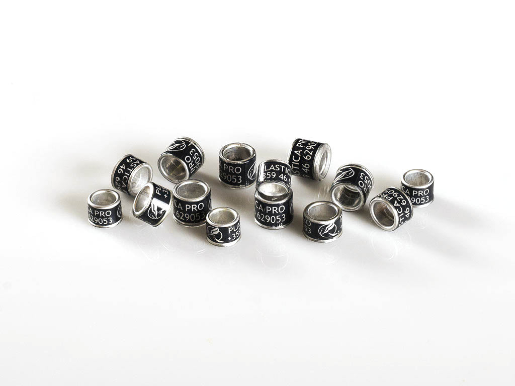 Wholesale Aluminum Plastic Bird Bands, Bulk Aluminum Base With Plastic Coating Pigeon Leg Bands - All Colors