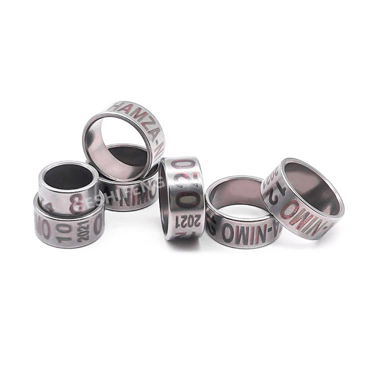 Wholesale Stainless Steel Bird Bands, Bulk Stainless Steel Pigeon Leg Bands